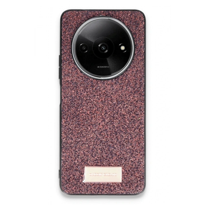 Durukar®   Redmi A3 4G Bright Simli Kapak - Derin Mor