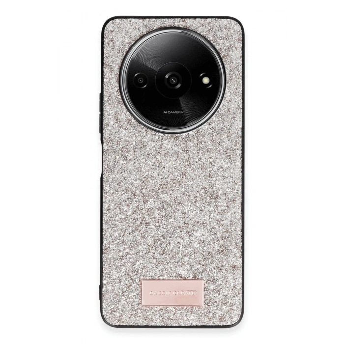 Durukar®   Redmi A3 4G Bright Simli Kapak - Gold