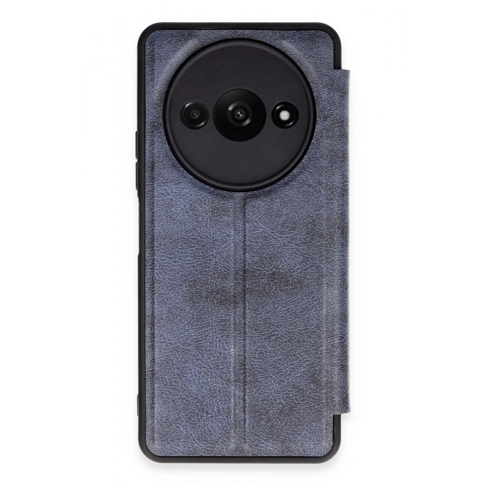 Durukar®   Redmi A3 4G Kılıf Flip Cover - Lacivert