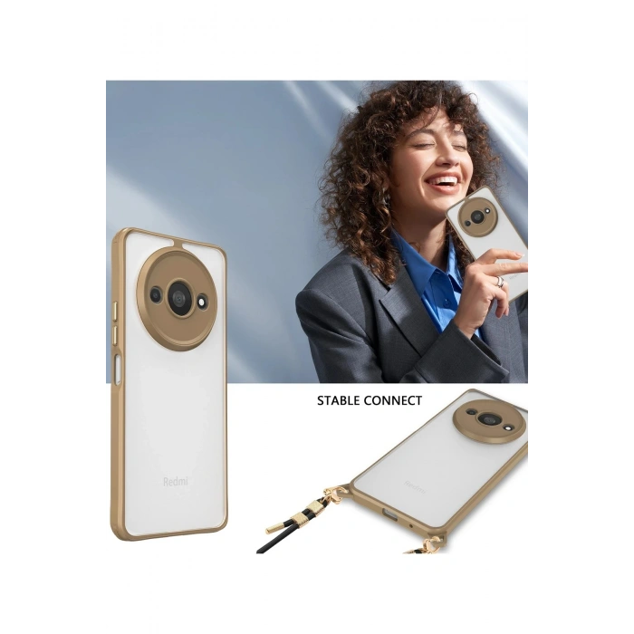 Durukar®   Redmi A3 4G Kılıf Penta Silikon Kılıf - Siyah