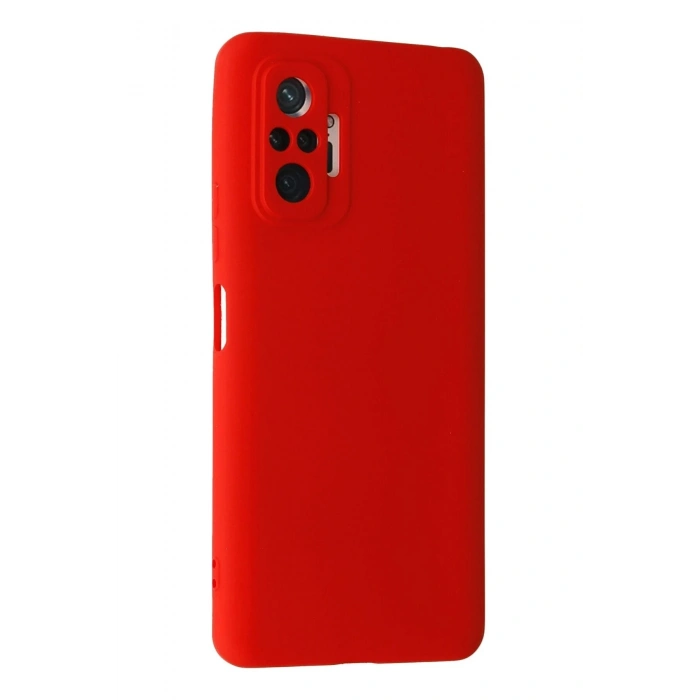 Durukar®   Redmi Note 10 Pro Kılıf Nano içi Kadife Silikon - Kırmızı