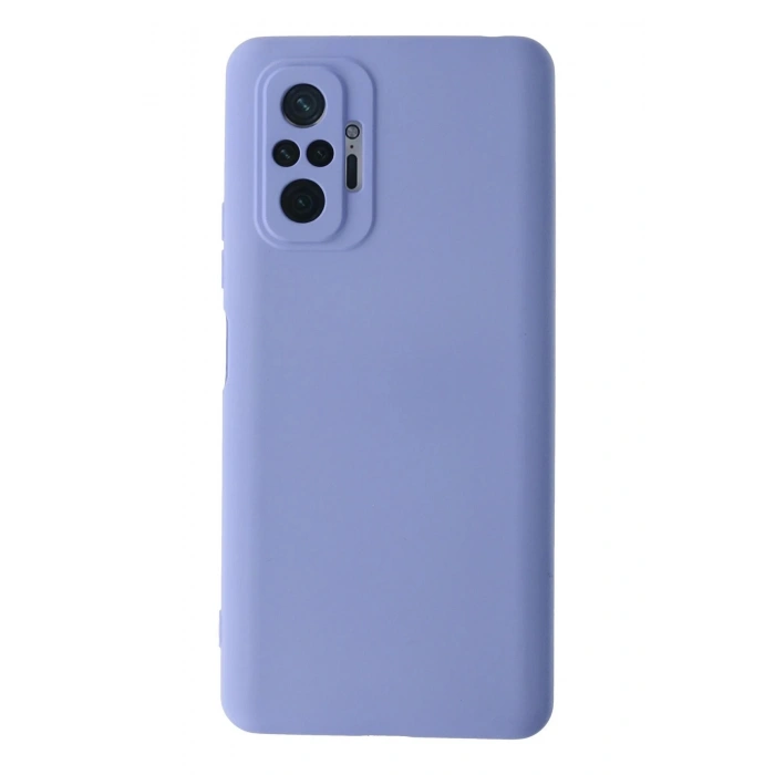 Durukar®   Redmi Note 10 Pro Kılıf Nano içi Kadife Silikon - Lila