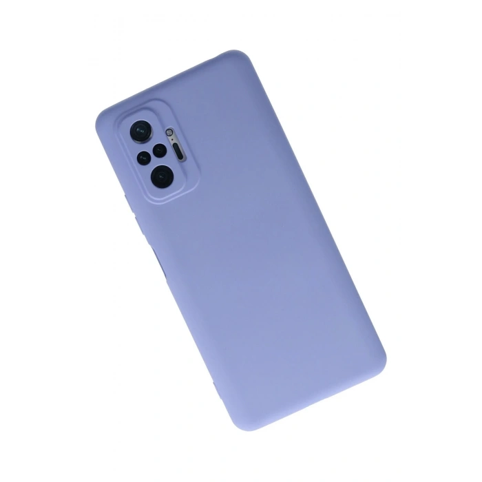 Durukar®   Redmi Note 10 Pro Kılıf Nano içi Kadife Silikon - Lila