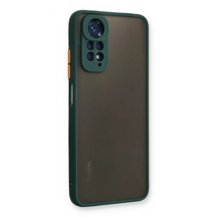 Durukar®   Redmi Note 11 Kılıf Montreal Silikon Kapak - Yeşil