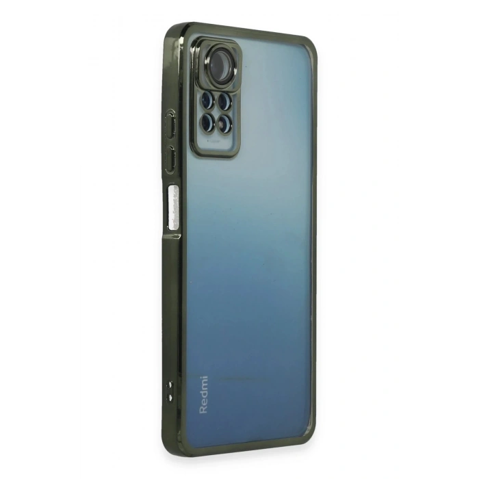 Durukar®   Redmi Note 11 Pro Kılıf  Lensli Silikon - Yeşil