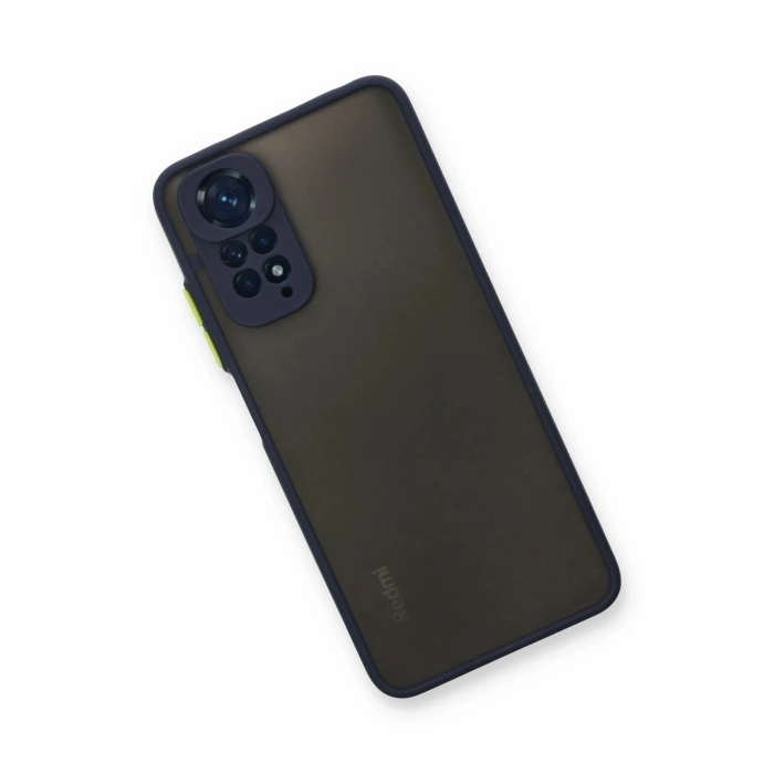 Durukar®   Redmi Note 11 Pro Kılıf Montreal Silikon Kapak - Lacivert