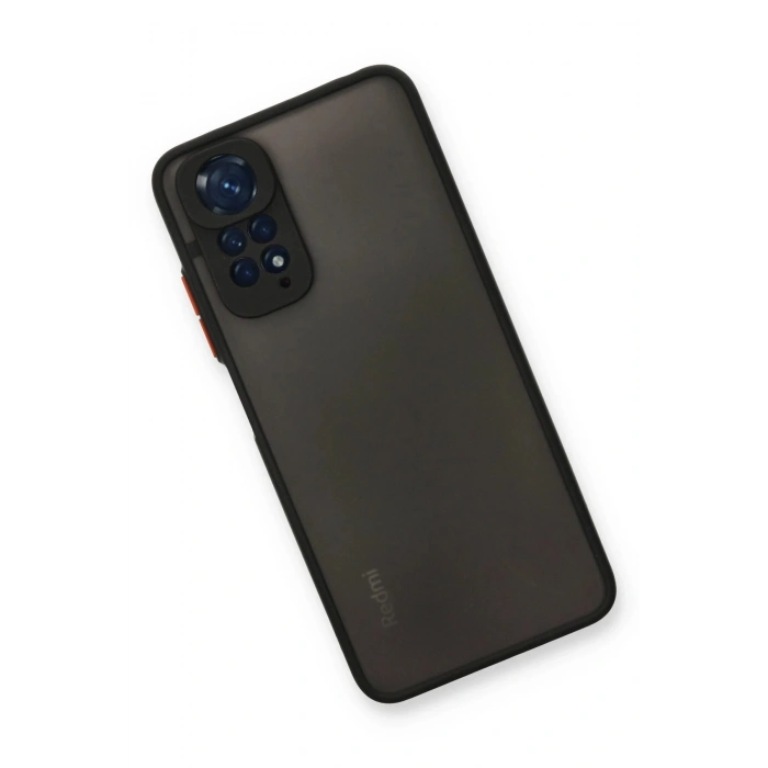 Durukar®   Redmi Note 11 Pro Kılıf Montreal Silikon Kapak - Siyah