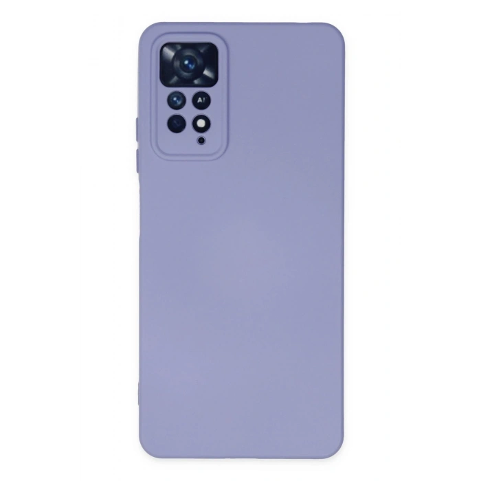 Durukar®   Redmi Note 11 Pro Kılıf Nano içi Kadife Silikon - Lila