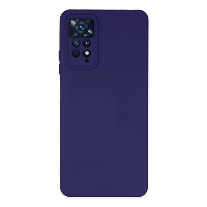 Durukar®   Redmi Note 11 Pro Kılıf Nano içi Kadife Silikon - Mor
