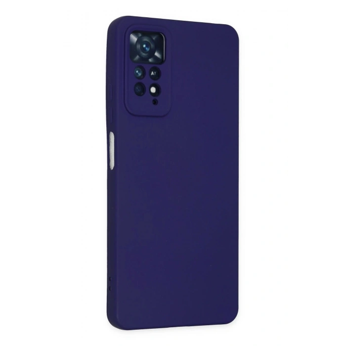 Durukar®   Redmi Note 11 Pro Kılıf Nano içi Kadife Silikon - Mor
