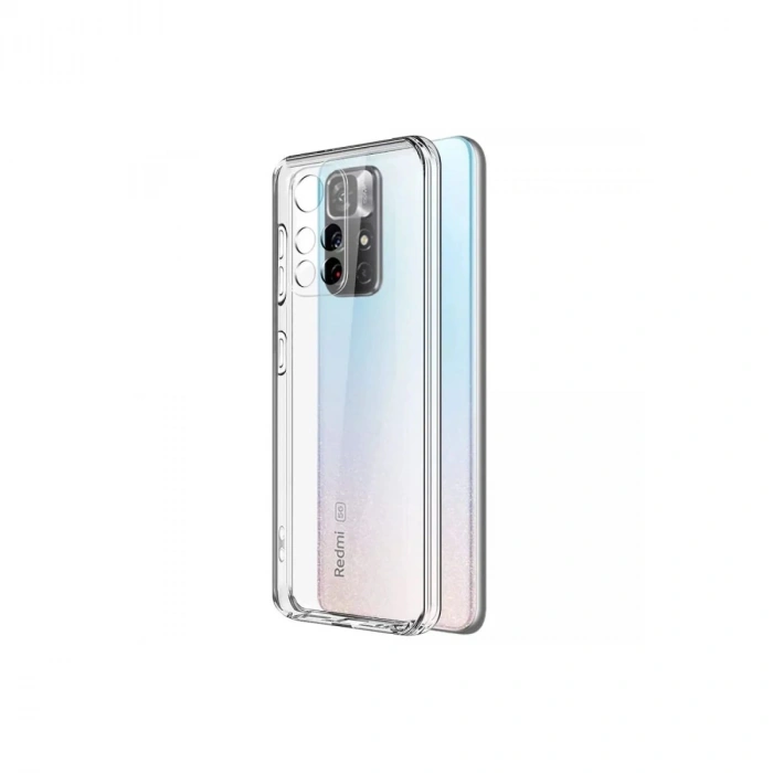 Durukar®   Redmi Note 11T Kılıf Lüx Şeffaf Silikon
