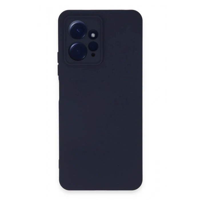 Durukar®   Redmi Note 12 4G Kılıf Nano içi Kadife Silikon - Lacivert
