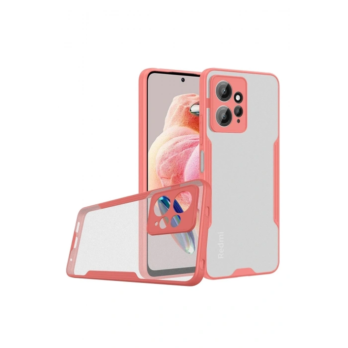 Durukar®   Redmi Note 12 4G Kılıf Platin Silikon - Pembe