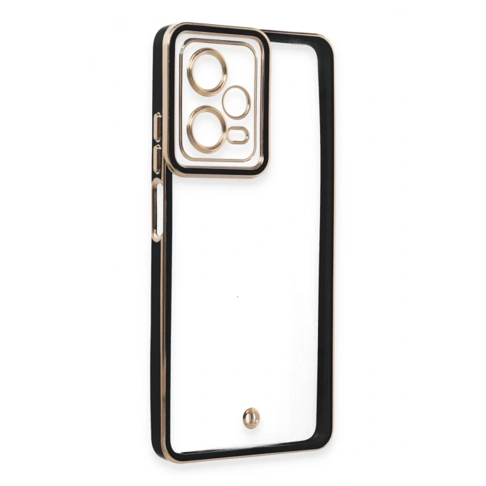 Durukar®   Redmi Note 12 5G Kılıf Liva Lens Silikon - Siyah