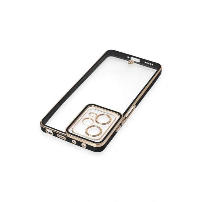 Durukar®   Redmi Note 12 5G Kılıf Liva Lens Silikon - Siyah