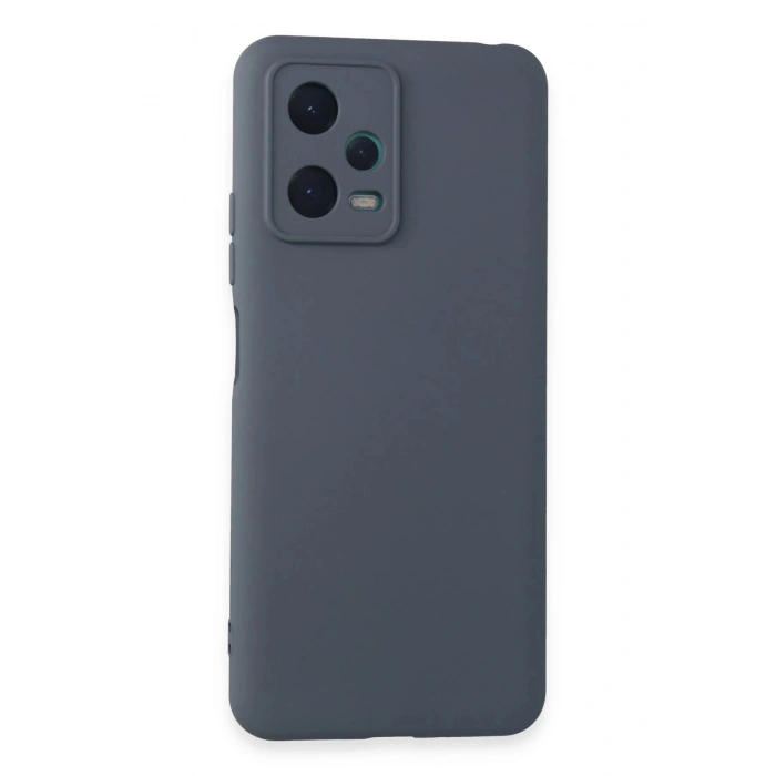Durukar®   Redmi Note 12 5G Kılıf Nano içi Kadife Silikon - Gri