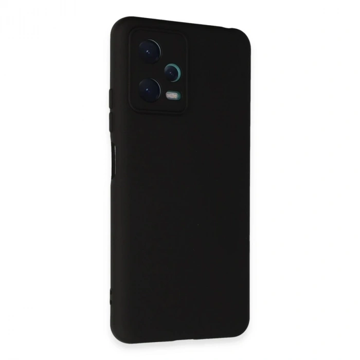Durukar®   Redmi Note 12 5G Kılıf Nano içi Kadife Silikon - Siyah