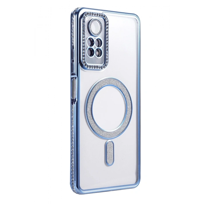 Durukar®   Redmi Note 12 Pro 4G Joke Simli Magneticsafe Kılıf - Mavi