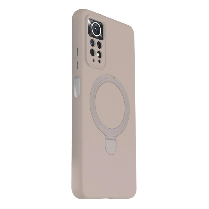 Durukar®   Redmi Note 12 Pro 4G Regal Magsafe Standlı Kapak - Çöl Titanyum