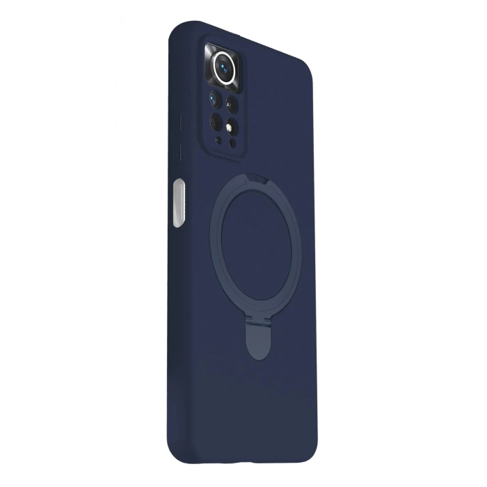 Durukar®   Redmi Note 12 Pro 4G Regal Magsafe Standlı Kapak - Lacivert