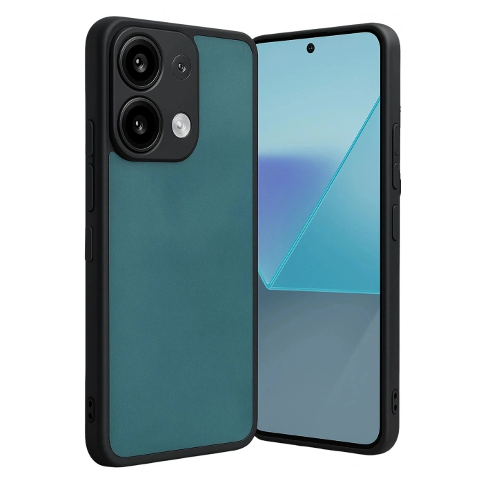 Durukar®   Redmi Note 13 4G Kılıf Aras Deri Kapak - Açık Yeşil