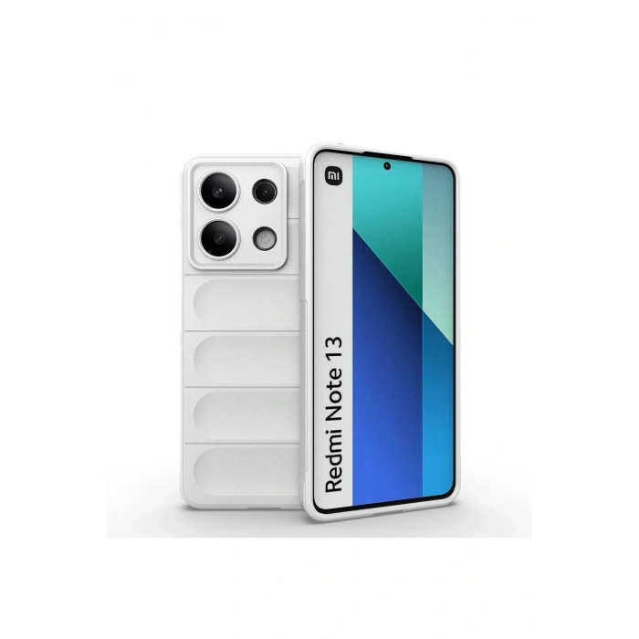 Durukar®   Redmi Note 13 4G Kılıf Optimum Silikon - Krem
