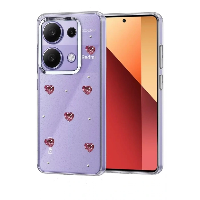 Durukar®   Redmi Note 13 Pro 4G Fiyonk Desenli Kapak - Desen 7