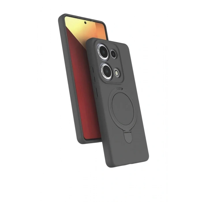 Durukar®   Redmi Note 13 Pro 4G Regal Magsafe Standlı Kapak - Titan Gri