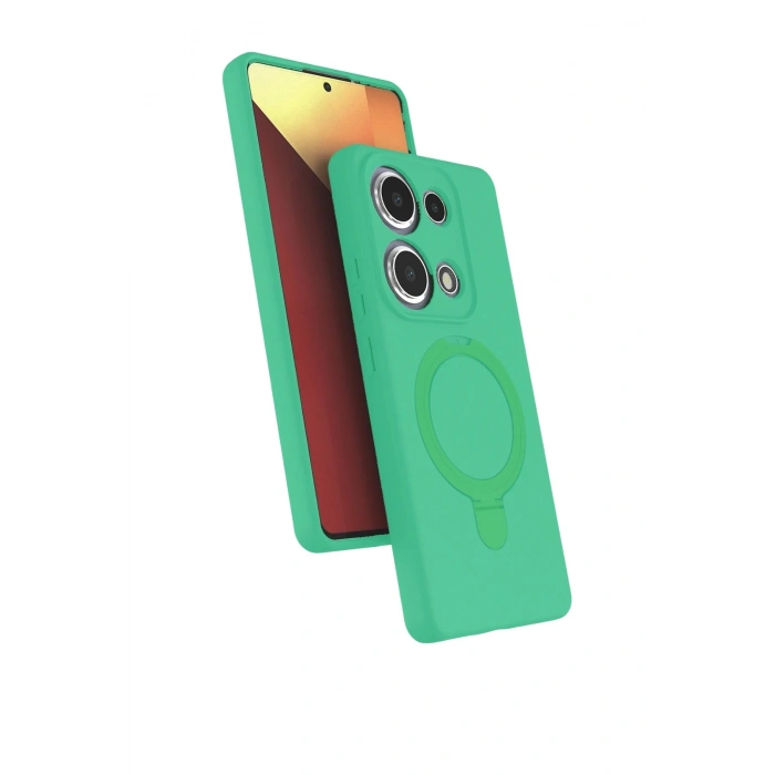 Durukar®   Redmi Note 13 Pro 4G Regal Magsafe Standlı Kapak - Yeşil