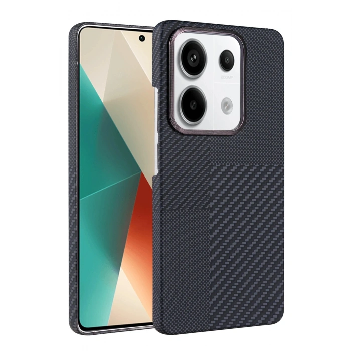 Durukar® Redmi Note 13 Pro 4G Vega Magsafe Cover - Black