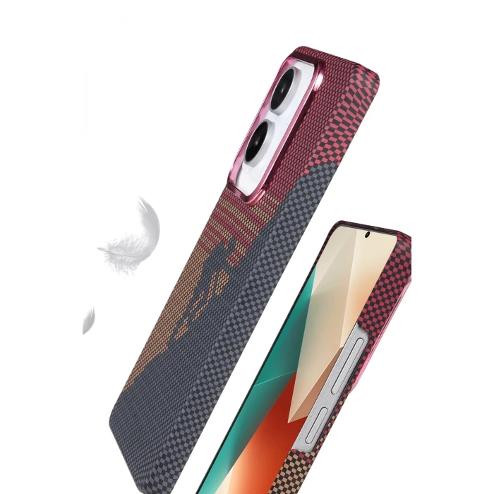 Durukar® Redmi Note 13 Pro 4G Vega Magsafe Cover - Black