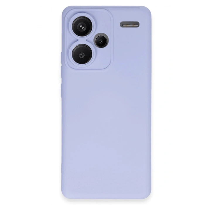 Durukar®   Redmi Note 13 Pro Plus Kılıf Nano içi Kadife Silikon - Lila
