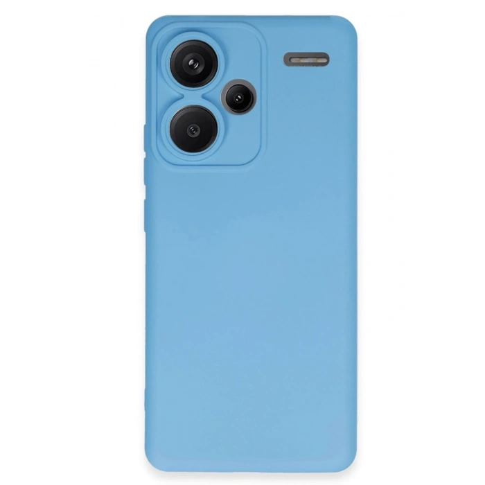 Durukar®   Redmi Note 13 Pro Plus Kılıf Nano içi Kadife Silikon - Mavi