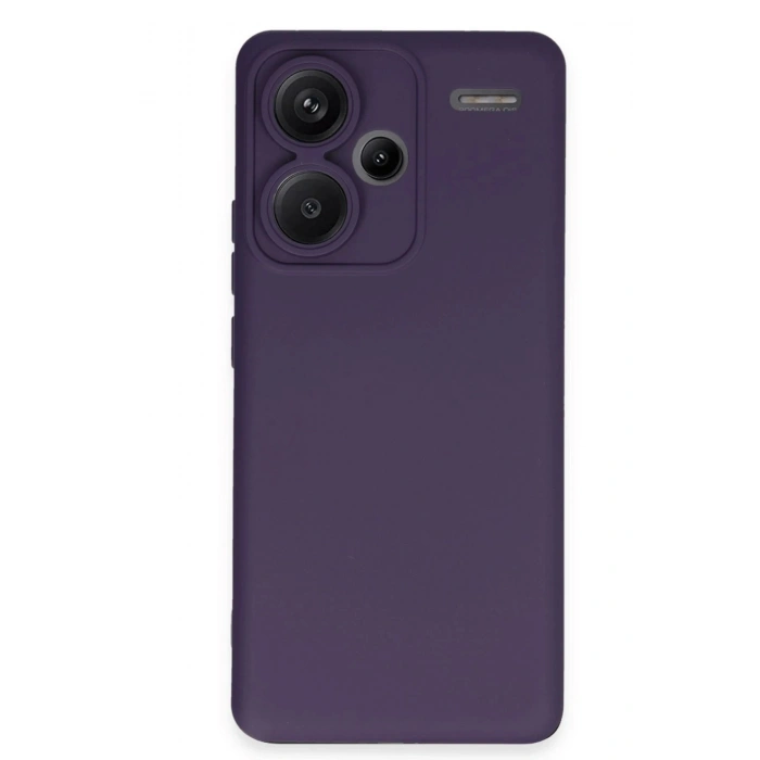 Durukar®   Redmi Note 13 Pro Plus Kılıf Nano içi Kadife Silikon - Mor