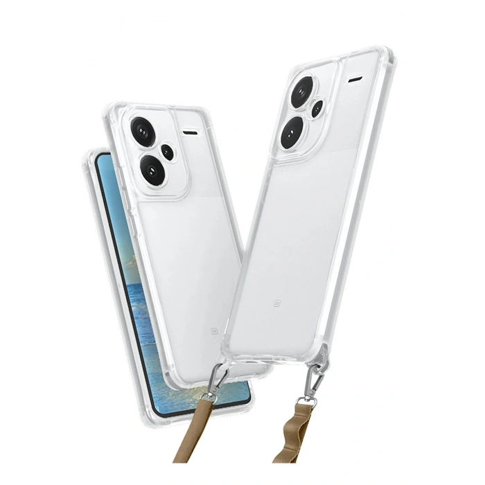 Durukar®   Redmi Note 13 Pro Plus Kılıf Penta Silikon Kılıf - Şeffaf
