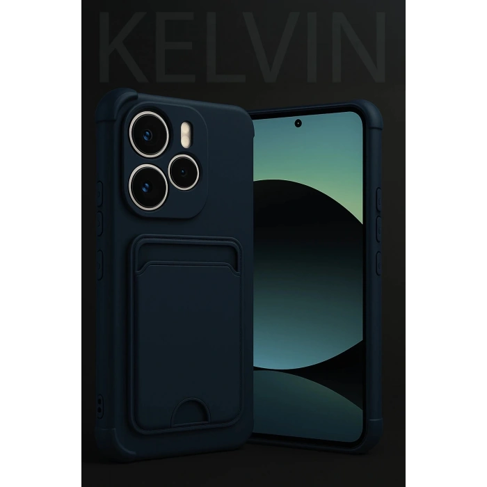 Durukar®   Redmi Note 14 4G Kelvin Kartvizitli Silikon - Lila