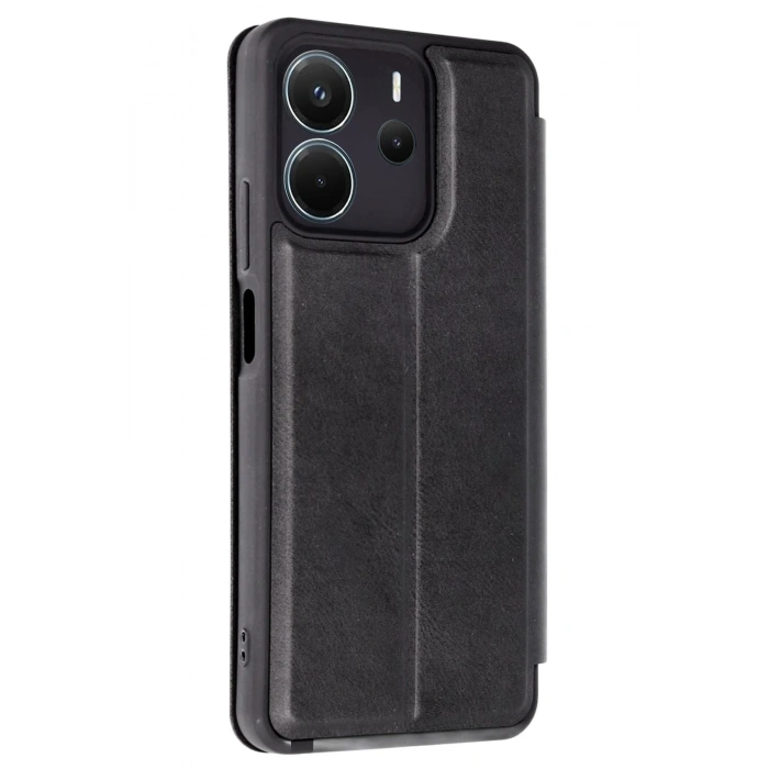Durukar®   Redmi Note 14 4G Kılıf Flip Cover - Siyah