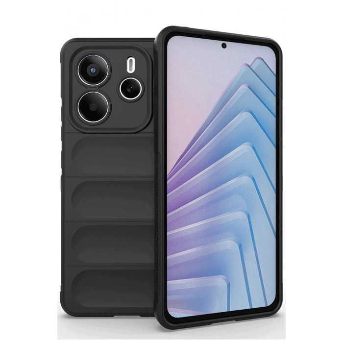 Durukar®   Redmi Note 14 4G Kılıf Optimum Silikon - Siyah