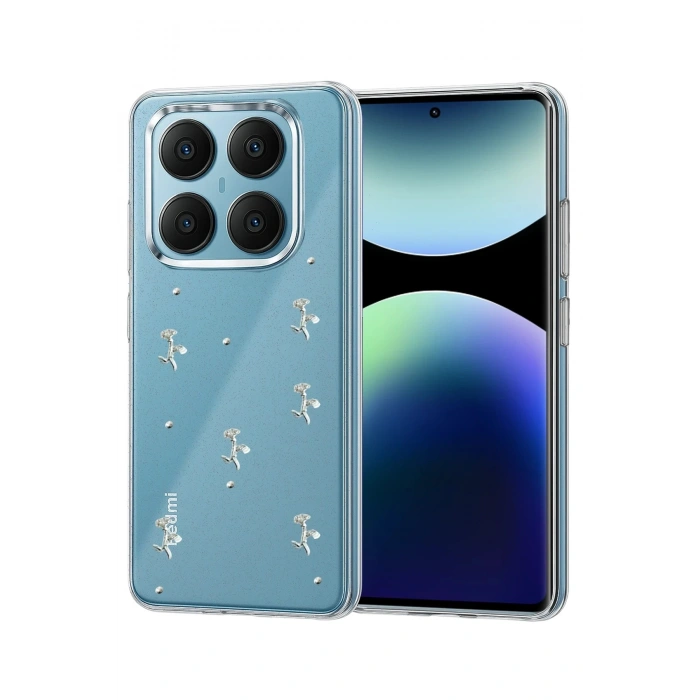 Durukar®   Redmi Note 14 Pro 4G Fiyonk Desenli Kapak - Desen 2
