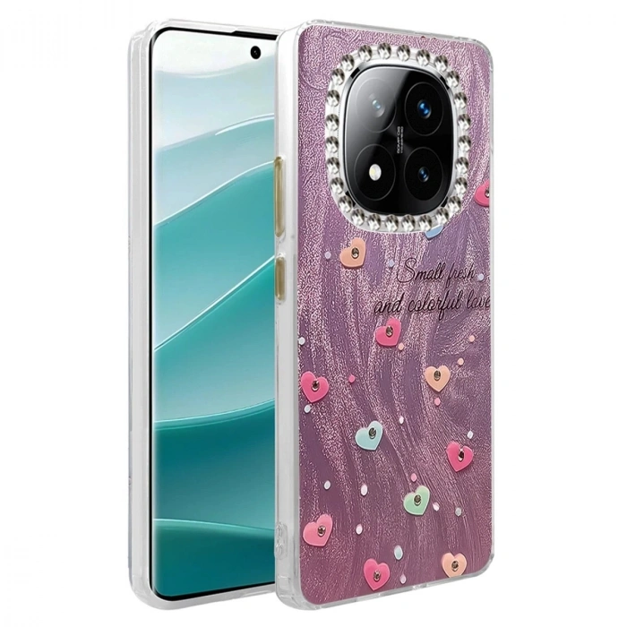 Durukar®   Redmi Note 14 Pro 4G Kılıf Blade Aynalı Desenli Kapak - Desen 8