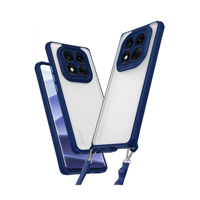 Durukar®   Redmi Note 14 Pro 4G Kılıf Penta Silikon Kılıf - Lacivert