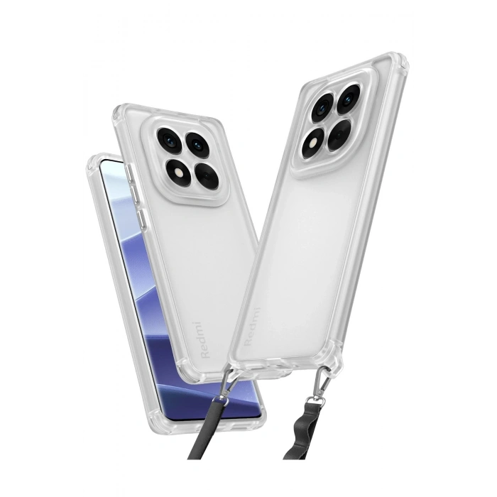 Durukar®   Redmi Note 14 Pro 4G Kılıf Penta Silikon Kılıf - Şeffaf