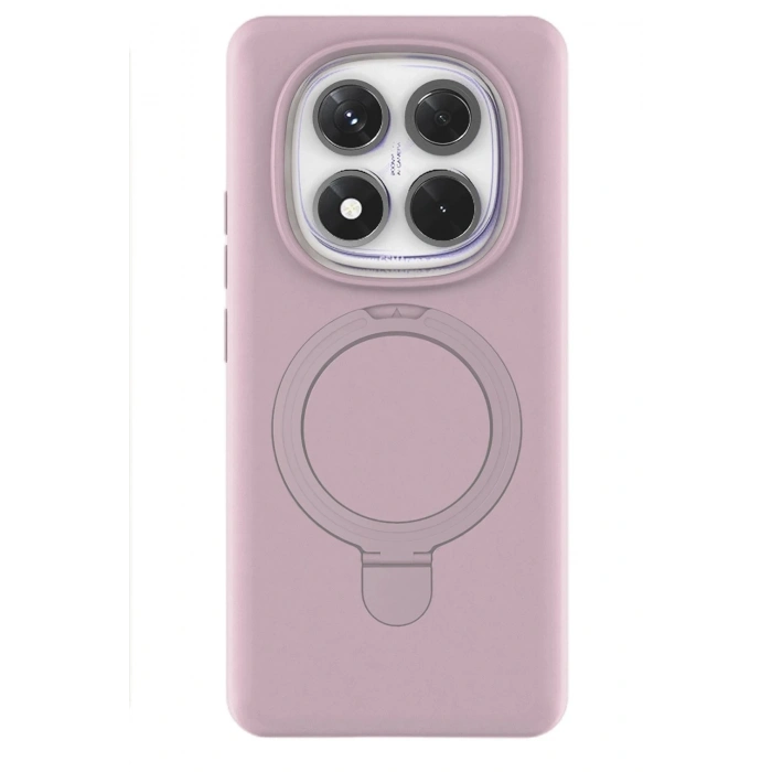 Durukar®   Redmi Note 14 Pro 4G Regal Magsafe Standlı Kapak - Açık Pembe