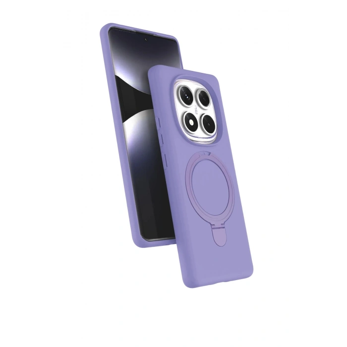 Durukar®   Redmi Note 14 Pro 4G Regal Magsafe Standlı Kapak - Lila