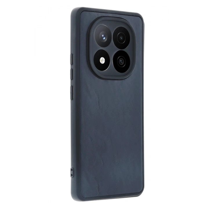 Durukar®   Redmi Note 14 Pro 5G Kılıf Aras Deri Kapak - Lacivert
