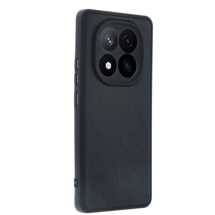 Durukar®   Redmi Note 14 Pro 5G Kılıf Aras Deri Kapak - Siyah