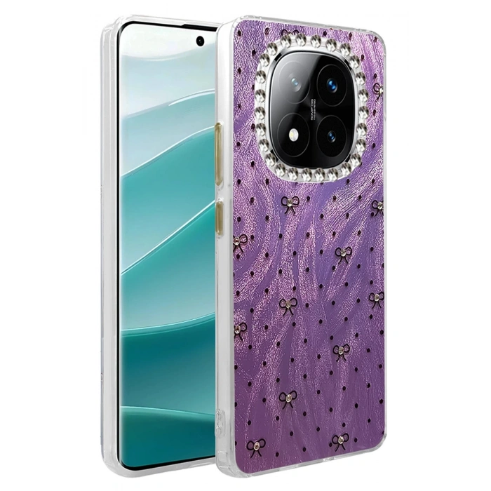 Durukar®   Redmi Note 14 Pro 5G Kılıf Blade Aynalı Desenli Kapak - Desen 2