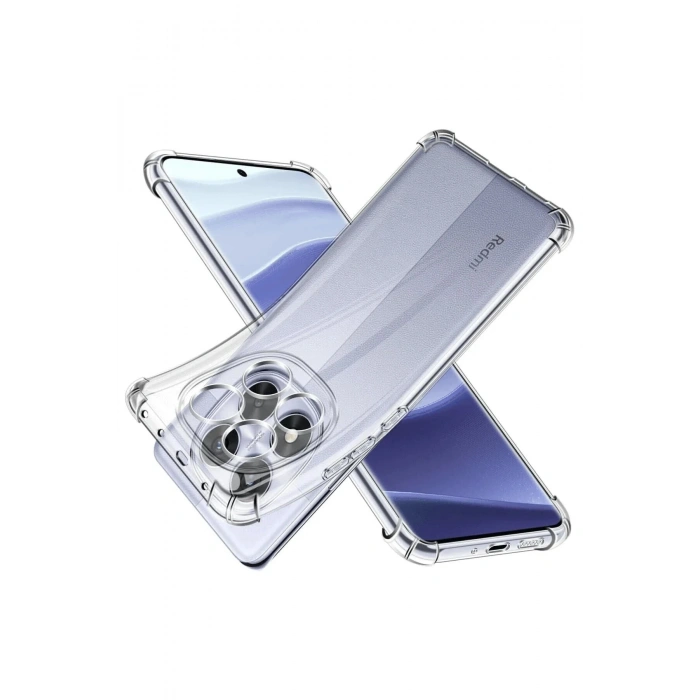 Durukar®   Redmi Note 14 Pro 5G Kılıf Lüx Şeffaf Silikon
