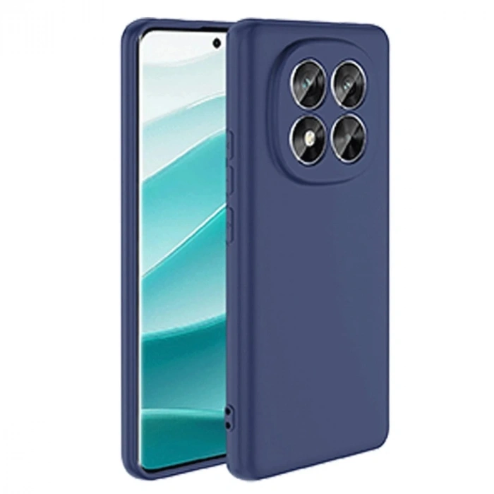 Durukar®   Redmi Note 14 Pro 5G Kılıf Nano içi Kadife Silikon - Lacivert