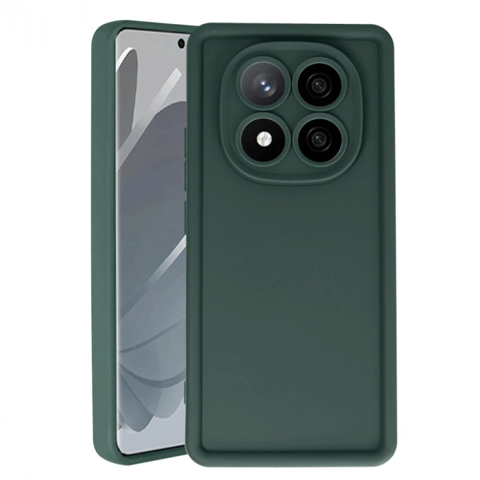 Durukar®   Redmi Note 14 Pro 5G Kılıf Viera Silikon - Koyu Yeşil